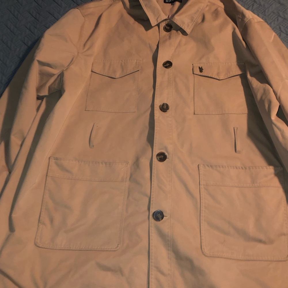 Men's Classic Tan Jacket MAKOBI
